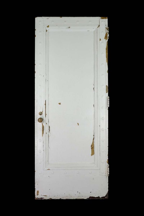 Standard Doors - Vintage Full 1 Pane White Steel Passage Door 89 x 35.625