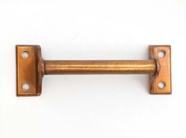 Window Hardware - Antique 4.25 in. Copper Washed Brass Drawer or Window Pull