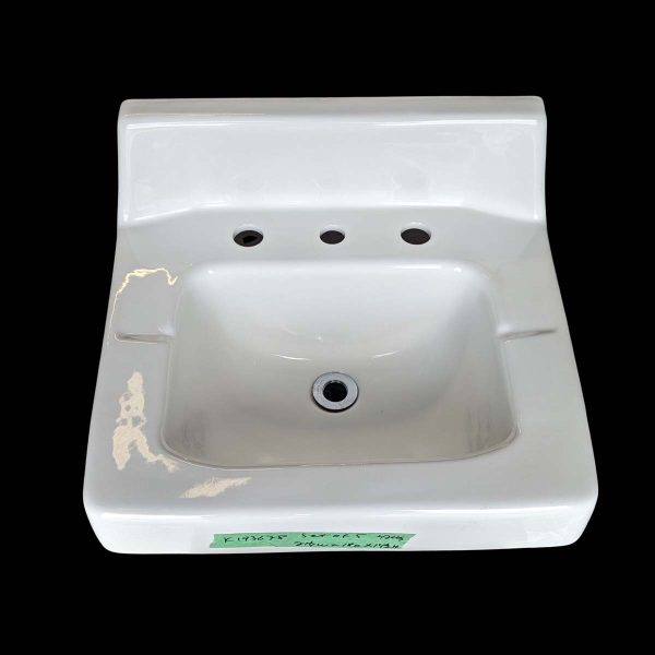 Bathroom - Reclaimed 21 in. Wall Mount White Cast Iron Wall Sink