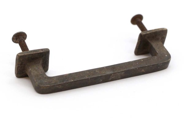 Cabinet & Furniture Pulls - Arts & Crafts 4.375 in. Dark Cast Bronze Bridge Drawer Cabinet Pull