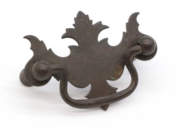 Cabinet & Furniture Pulls - Vintage 3.125 in. Dark Bronze Steel Chippendale Drawer Pull