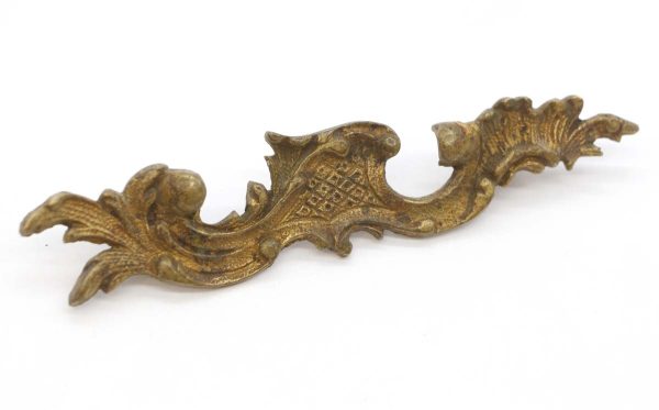 Cabinet & Furniture Pulls - Vintage 5.25 in. French Provincial Brass Drawer Pull