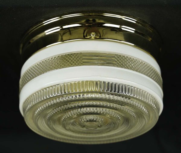 Flush & Semi Flush Mounts - 8.625 in. Round Chrome Flush Mount Ceiling Light