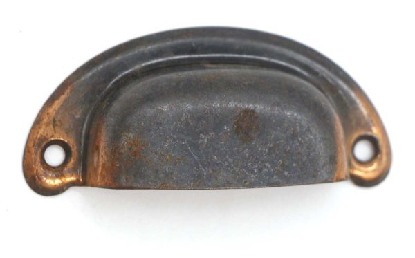 Cabinet & Furniture Pulls - Vintage 2.875 in. Steel Japanned Drawer Cup Pull