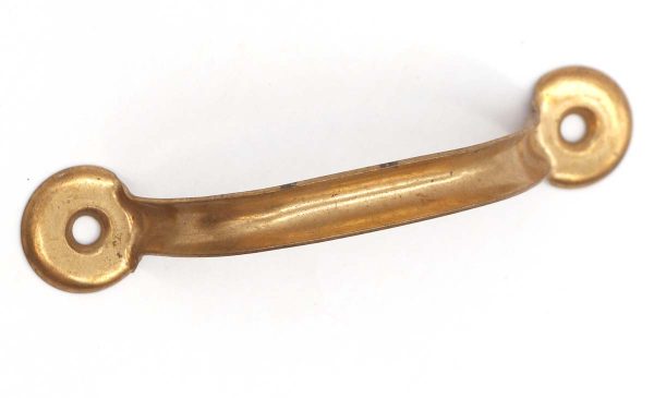 Cabinet & Furniture Pulls - Vintage 5 in. Brass Plated Steel Bridge Drawer Cabinet Pull