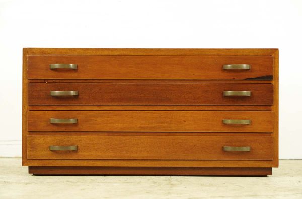 Cabinets - Mid Century Mahogany Tabletop Storage Cabinet