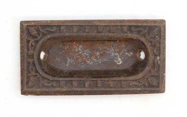 Window Hardware - Antique 3.125 in. Victorian Pressed Steel Window Sash Lift