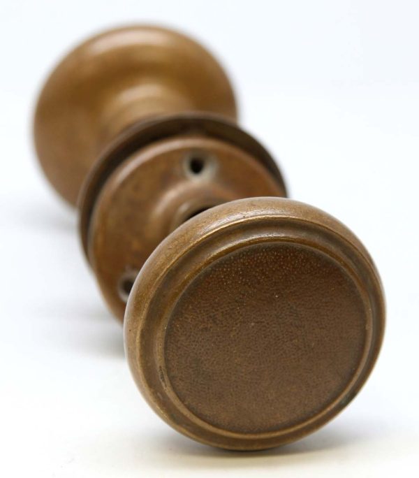 Door Knob Sets - Bronze Concentric Passage Circle Door Knob Set