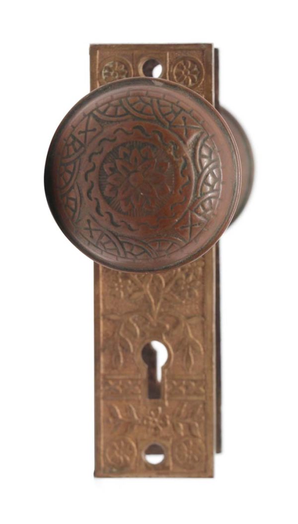 Door Knob Sets - Bronze Reading Windsor Door Knob Set