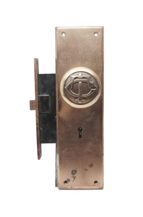 Door Knob Sets - Corbin TC Bronze Door Knob and Lock Set