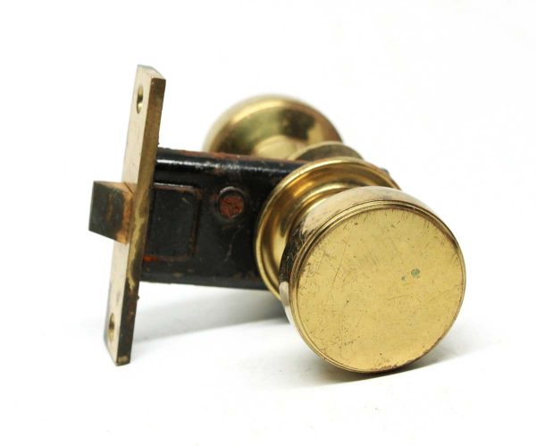 Door Knob Sets - Vintage Brass Knob Passageway Set