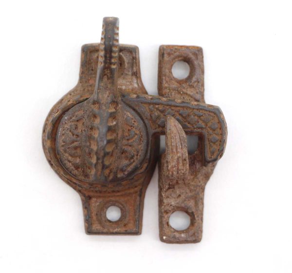 Window Hardware - Antique Cast Iron Aesthetic Window Lock