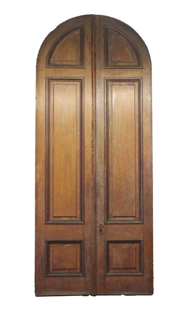 Arched Doors - Pair of Arched Entry Double Doors 137 x 53.5