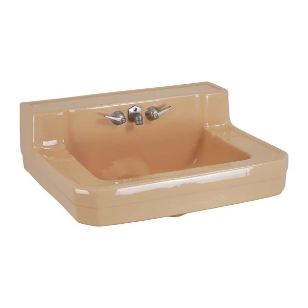 Bathroom - Vintage 25.875 in. Peach Ceramic Richmond Wall Sink