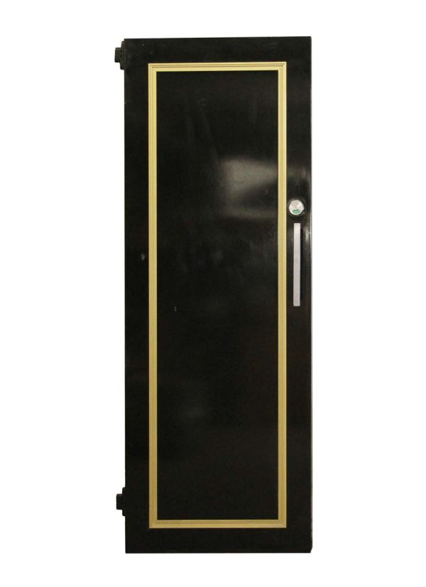 Commercial Doors - Waldorf Astoria Wooden Black Door with Gold Detail Sizes Vary