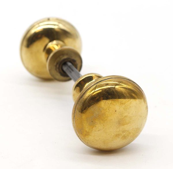 Door Knobs - Vintage Classic Pair of Brass Door Knobs