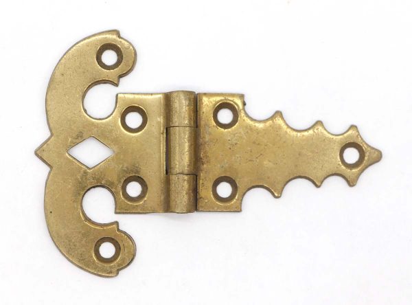 Ice Box Hardware - Vintage 4.625 in. Brass Ice Box Hinge