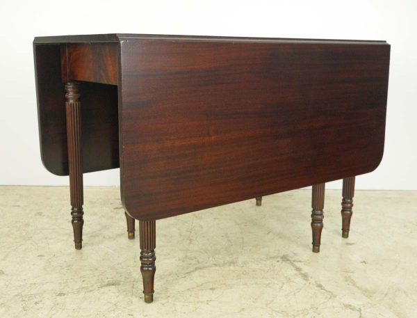 Kitchen & Dining - Restored Antique Mahogany Drop Leaf Dining Table