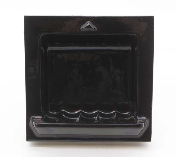 Bathroom - Reclaimed 6 in. Black Ceramic Bathtub Soap Dish