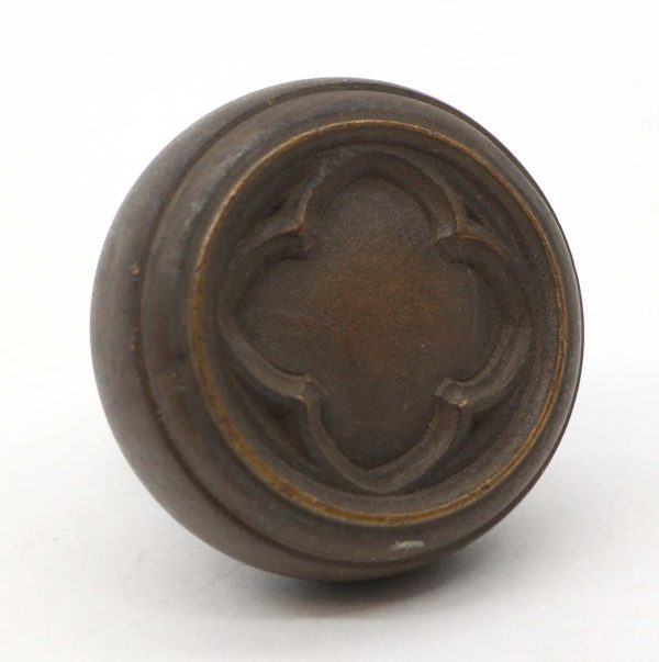 Door Knobs - Antique Sargent Gothic Bronze Door Knob