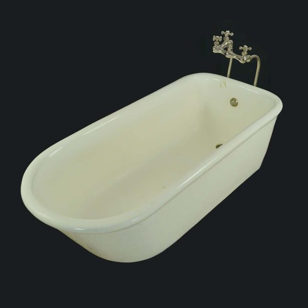 Bathroom - Reclaimed 5 ft. White Earthenware Ceramic Bathtub