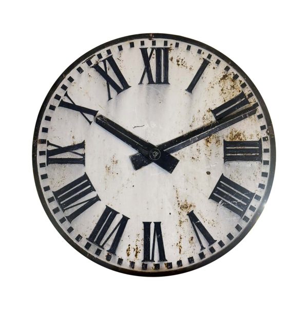 Clocks - Late 1800s French Cast Iron Tower Clock Face