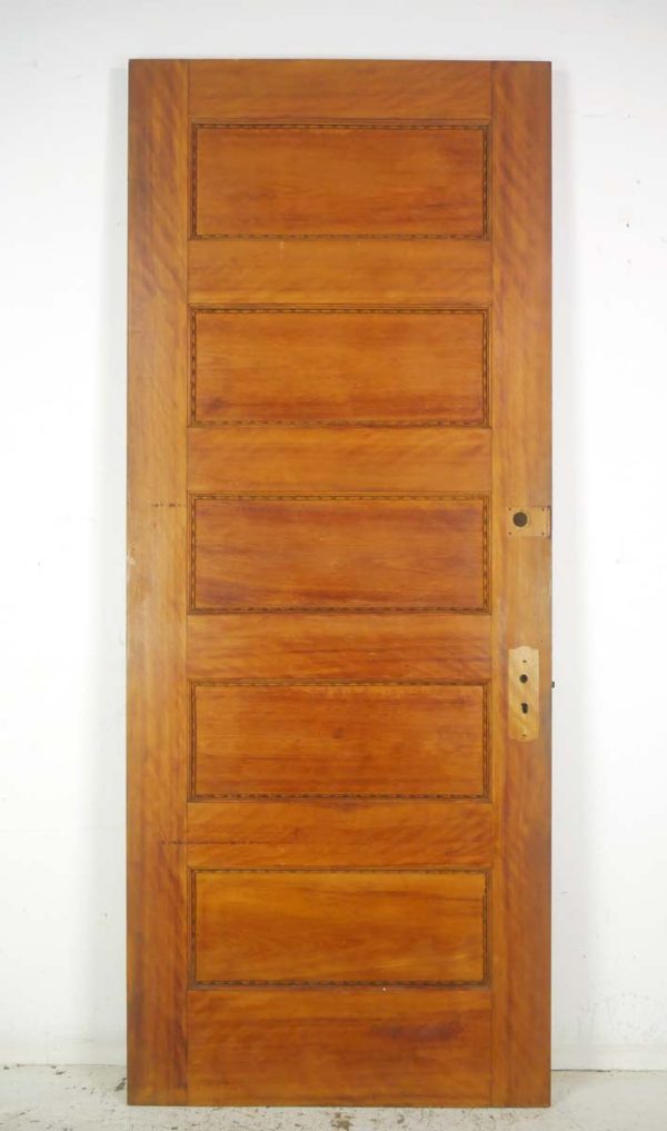 Standard Doors - Vintage 5 Panel Chestnut Privacy Door 83.25 x 33.75 in.